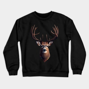 Deer head Crewneck Sweatshirt